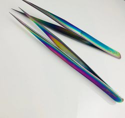 Joyce Jade Rainbow Tweezer Set