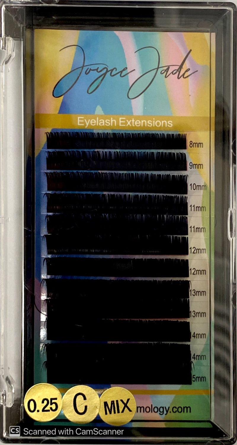 Joyce Jade Classic Eyelash Extensions, C Curl (8mm-15mm)