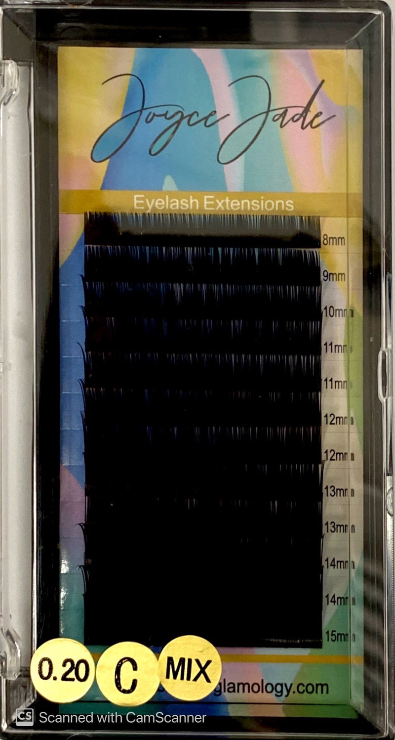 Joyce Jade Classic Eyelash Extensions, C Curl (8mm-15mm)