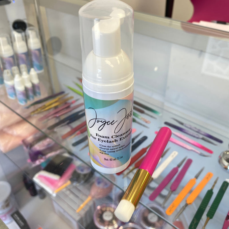 Joyce Jade Foam Eyelash Cleanser w/ brush